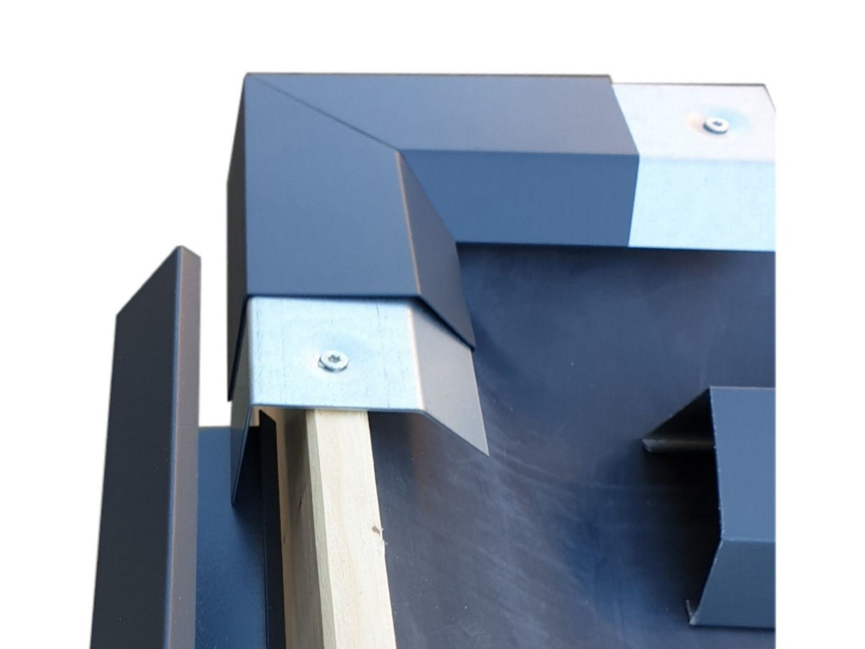 Dachrandprofil Klick | Für Flachdächer | Aluminium | Brettstärke bis zu 3 cm