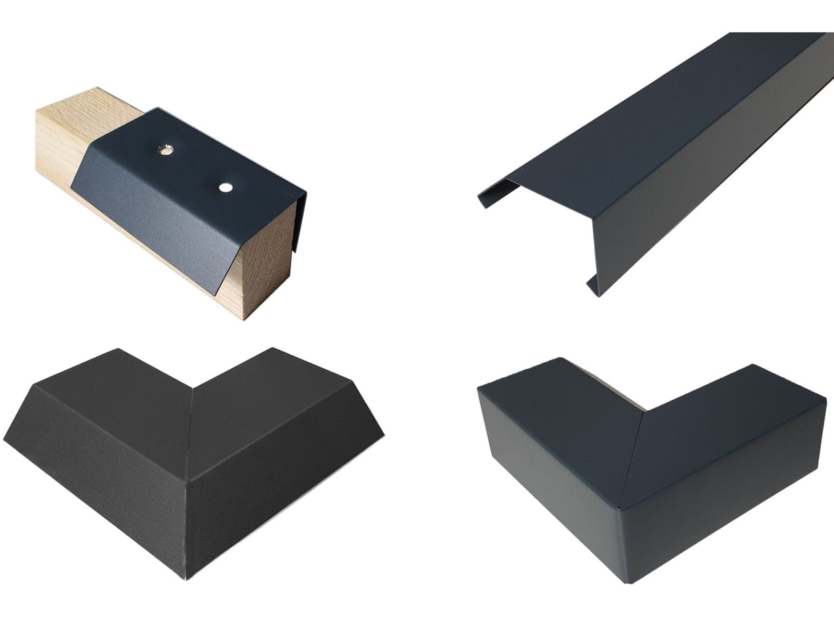 Dachrandprofil Klick | Für Flachdächer | Aluminium | Brettstärke bis zu 3 cm