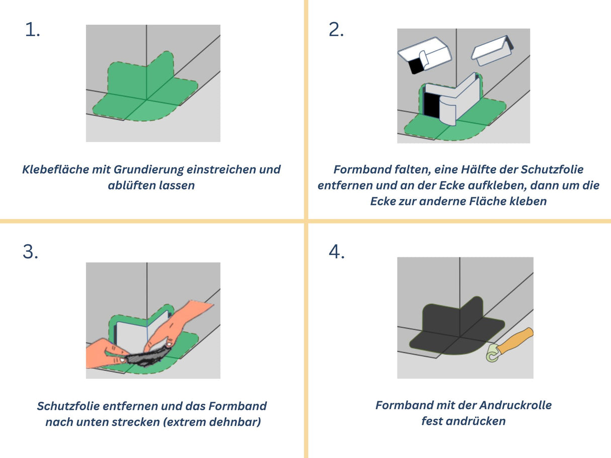 Formband | Breite 23 cm | 15 m Rolle | ElastoTop