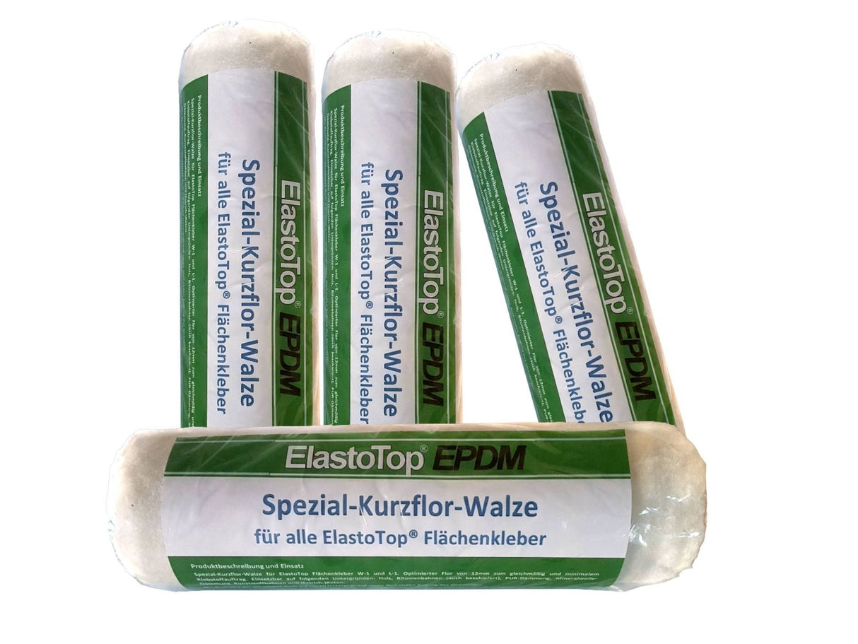 Spezial Kurzflor-Walze für Flächenkleber | W-1 und L-1 | Länge 25 cm | ElastoTop