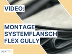 Systemflansch Flex Gully | Senkrecht und Waagerecht | ElastoTop